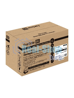 Источник бесперебойного питания ExeGate SpecialPro UNB-1000.LED.AVR.1SH.2C13.RJ.USB 1000VA/550W, LED, AVR,1*Schuko+2*C13, RJ45/11,USB, металлический корпус, черный
