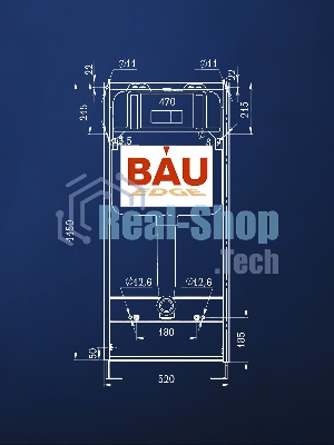 Комплект BAU 6 в 1: инсталляция BAU PRO для подвесного унитаза, унитаз подвесной безободковый торнадо обратного потока Bau Dream 52х36 Hurricane-5, сиденье быстросъемное микролифт, кнопка смыва BAU Dream , хром