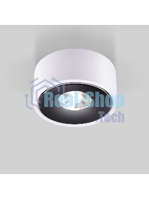 Glide 8W светильник накладной белый/черный (25100/LED)