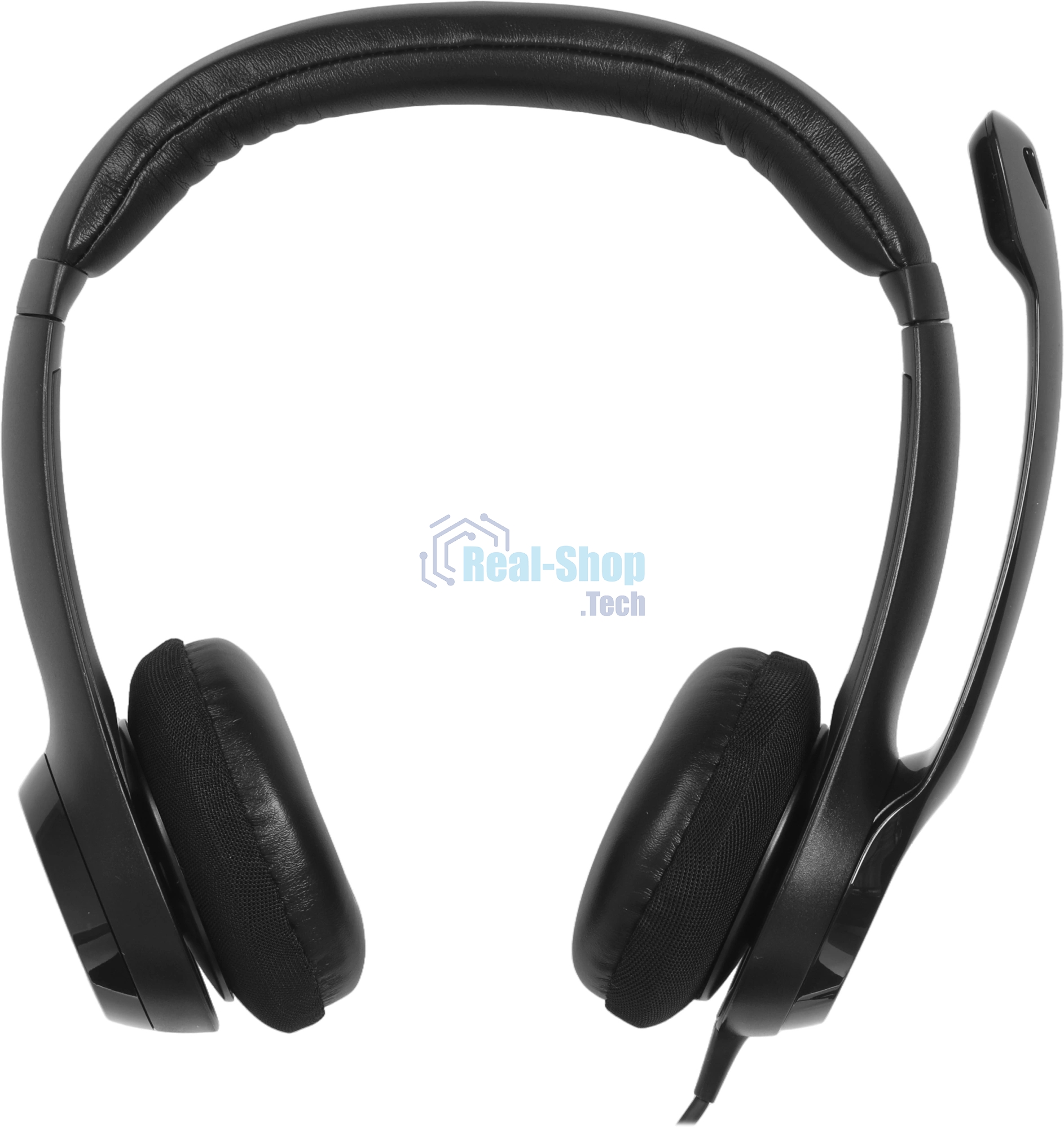 Гарнитура Logitech H390 чёрный, проводная, USB