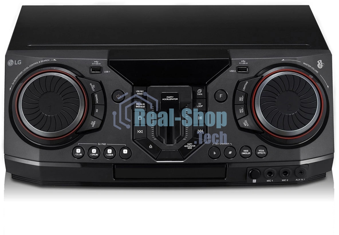 Минисистема LG CL98-FS черный 3500Вт FM USB BT