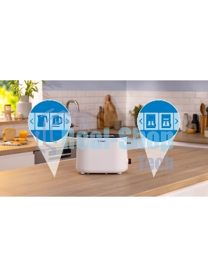 Тостер Bosch TAT2M121 белый, 950 Вт, 2 слота