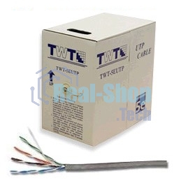 Кабель информационный Lanmaster TWT-5EUTP-LSZH кат.5е U/UTP не экранированный 4X2X24AWG LSZH внутренний 305м белый