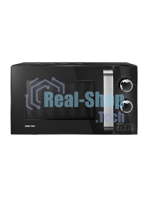 Микроволновая печь Centek CT-1570 черный, 23 л, 900 Вт, переключатели - поворотный механизм