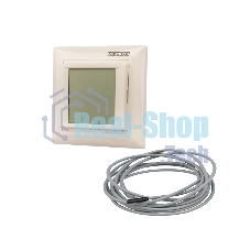 Терморегулятор сенсорный Rexant RX-419B, бежевый. совместим с Legrand серии Valena