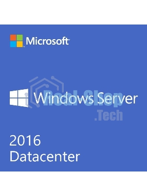 Операционная система лицензия OEM WIN SVR DATACTR 2016 RUS 64B 1PK DSP 16CR MS