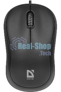 Мышь проводная Defender Patch MS-759 черный, 1000 dpi, USB, кнопки - 3