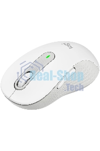 Мышь беспроводная Logitech Signature M650 L белый, 4000 dpi, радиоканал, Bluetooth, USB, кнопки - 5