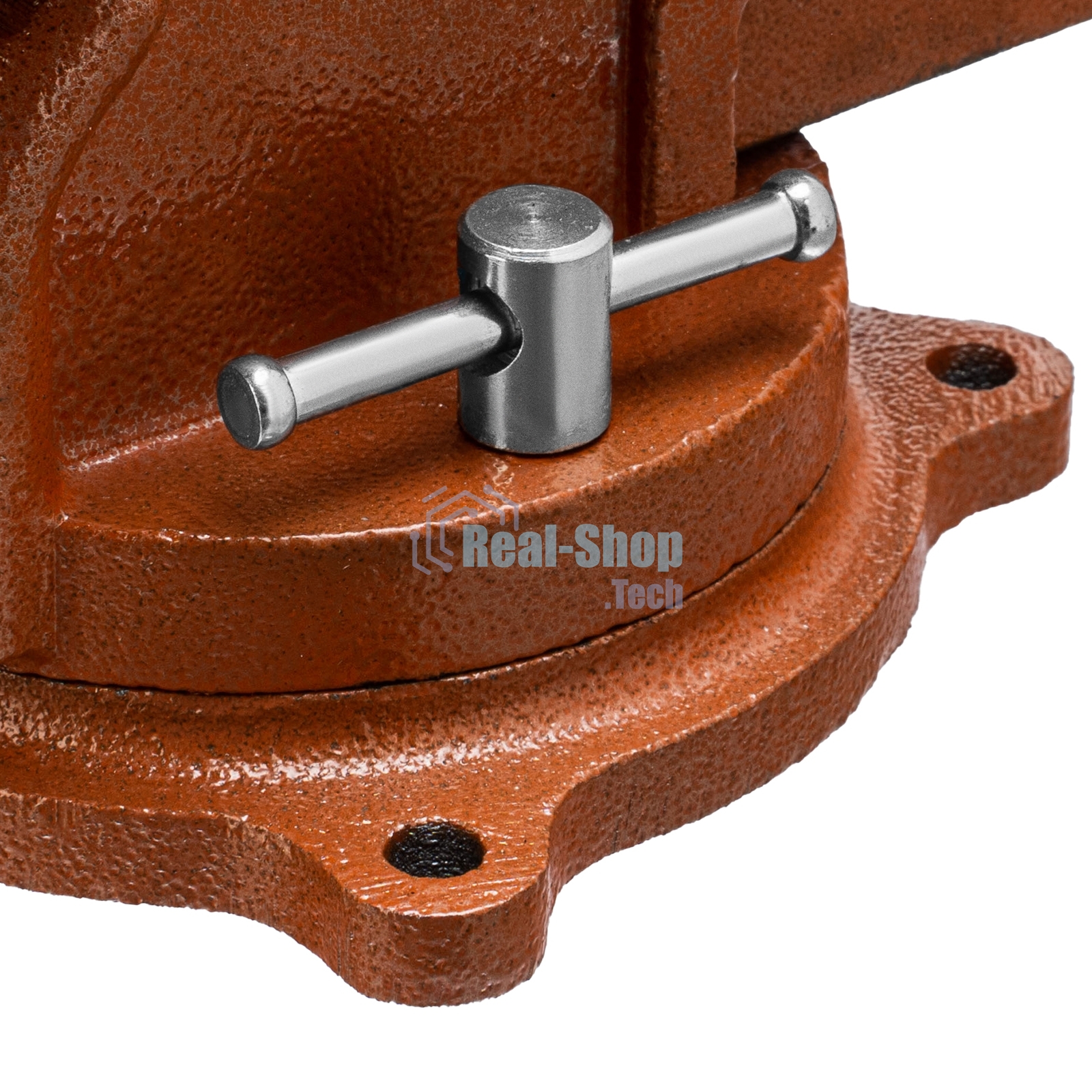 Тиски Sparta слесарные 125мм поворотные с наковальней