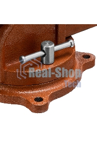 Тиски Sparta слесарные 125мм поворотные с наковальней