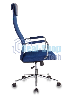 Кресло Бюрократ KB-9N/DB/TW-10N TW-01 TW-11 синий, сетка