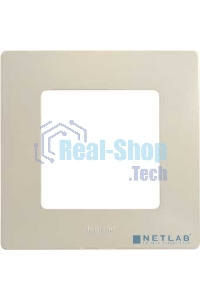 Рамка ETIKA 1 пост, сл. кость