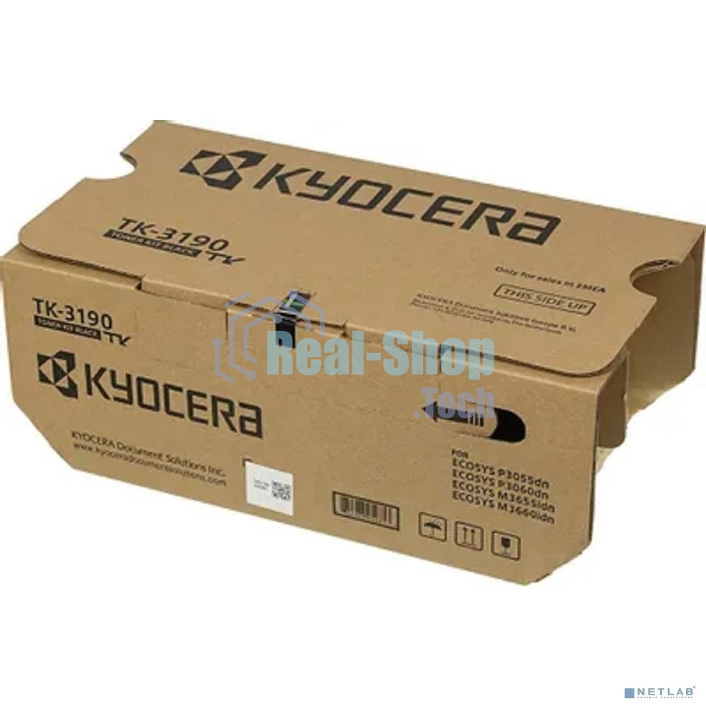 Картридж лазерный Kyocera TK-3190 (1T02T60NL0/1T02T60NL1) черный для P3055dn/P3060dn 25000 стр.