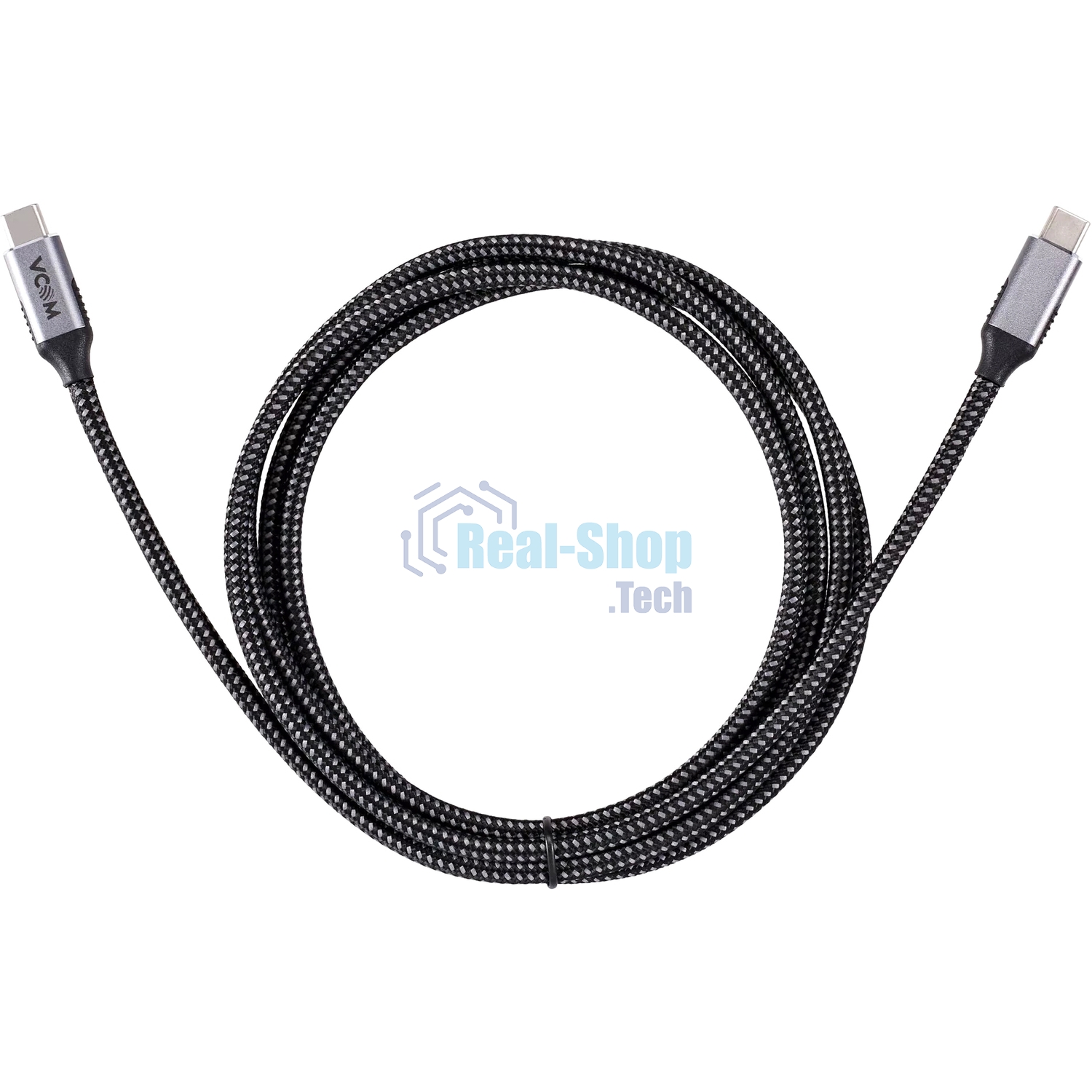 Кабель VCOM USB3.2 Gen2X2, CM->CM, 20Gbs, 100WT, 4KX60Hz, All shell, 1,5 м
