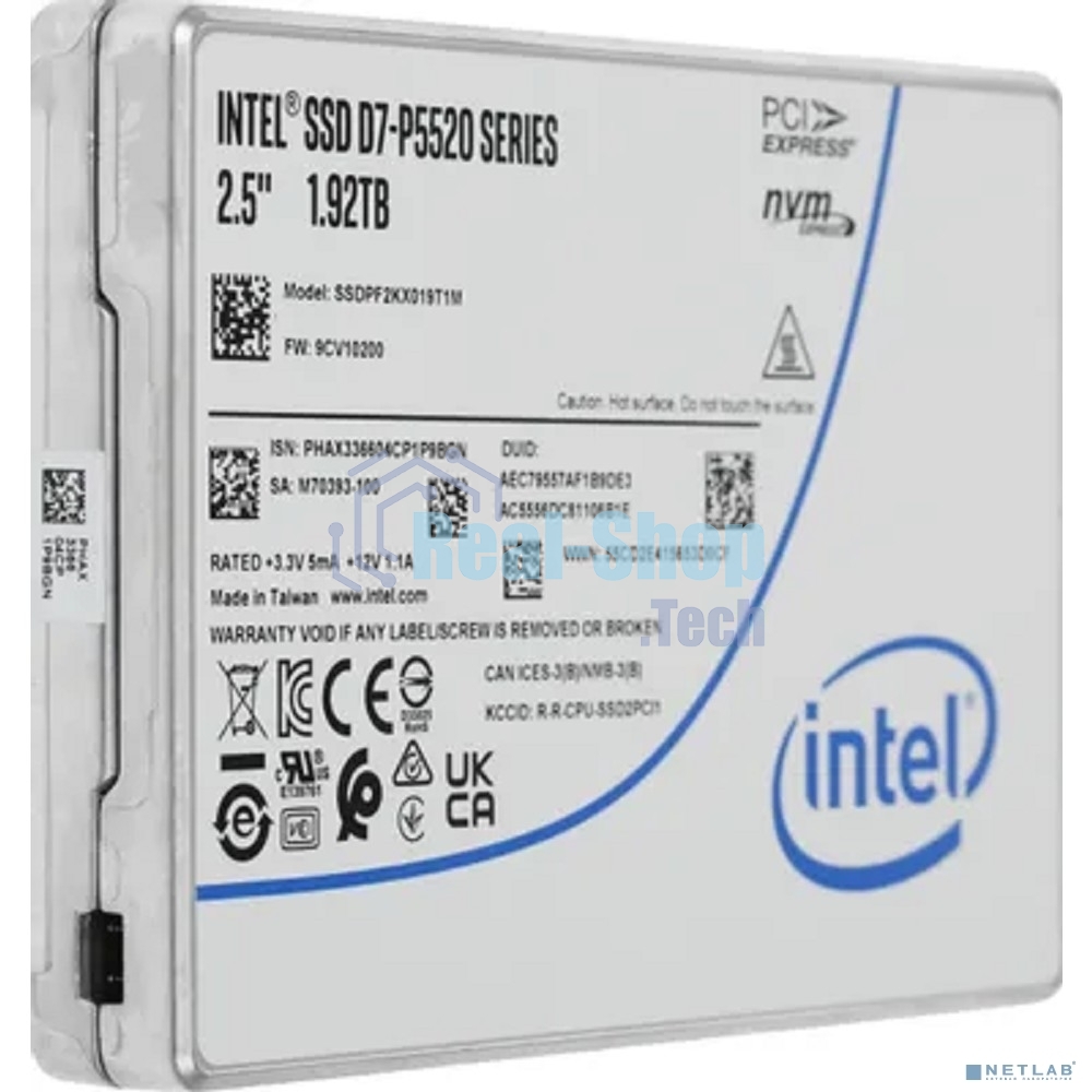 Накопитель SSD Intel D7-P5520, 1.92Tb, 2.5