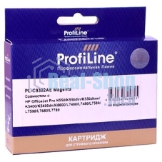 Картридж струйный ProfiLine PL-C9392AE №88 для принтеров HP Office jet HP Office jet K550/K550 dtn/K550dtwn/K5400/K5400dn/K8600/L7380/L7590 Magenta водные