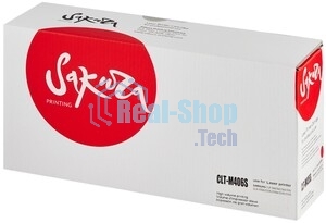 Картридж лазерный Sakura CLTM406S для Samsung CLP-360/365/365w, CLX-3300/3305/3305w/3305Fw/3305FN, Xpress C410/460, пурпурный, 1000 к.