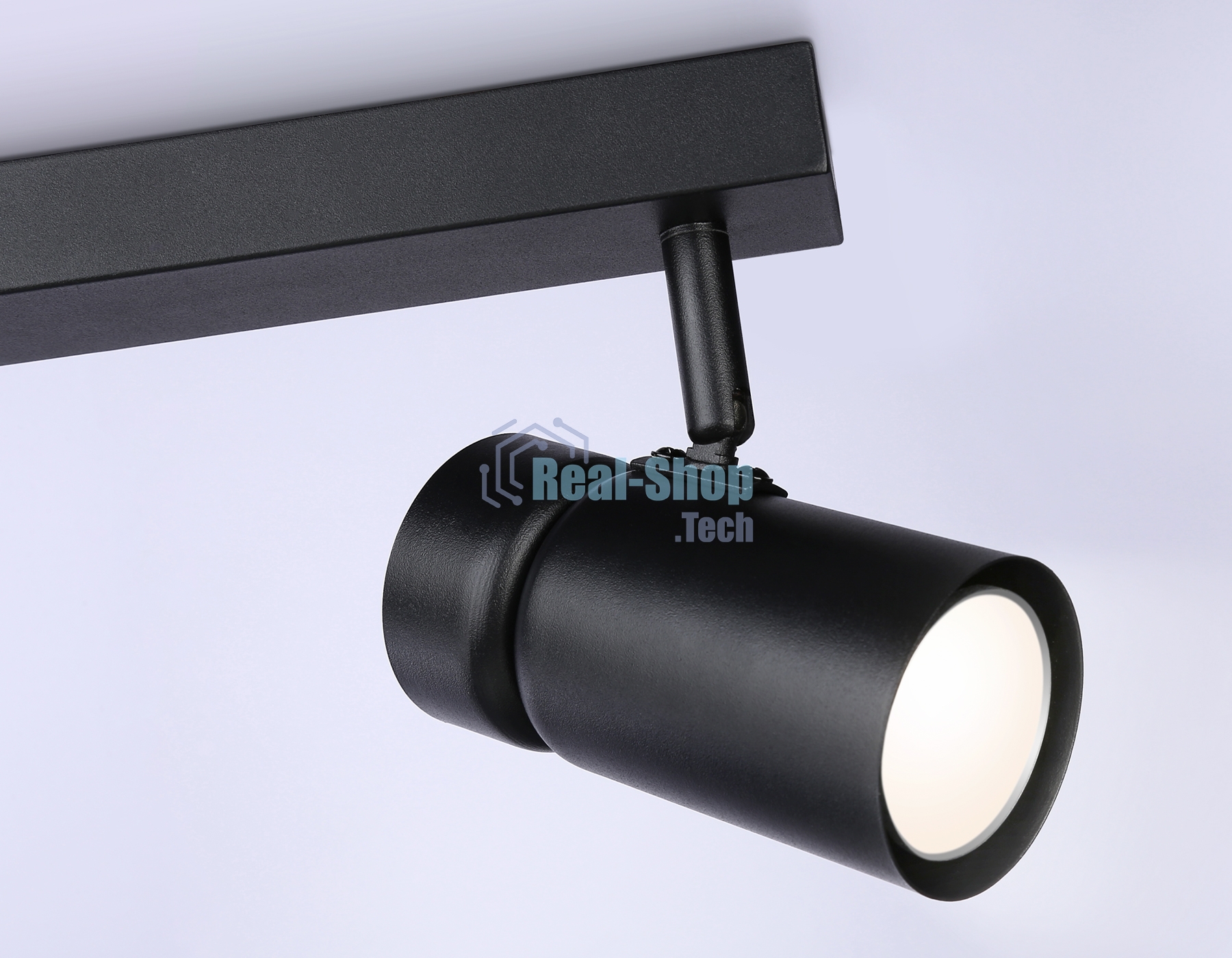 Накладной поворотный спот Ambrella light TA13178/2 BK черный GU10/2 max 12W 295*60*130