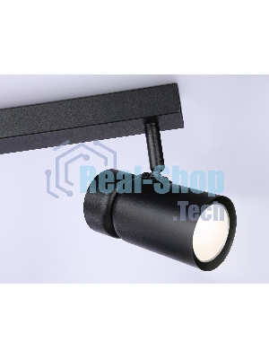 Накладной поворотный спот Ambrella light TA13178/2 BK черный GU10/2 max 12W 295*60*130