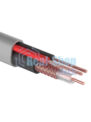 Кабель КВК-В-2+2x0,75 мм² (Cu/CCA) (96) белый (бухта 200 м) PROconnect