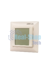 Терморегулятор сенсорный Rexant RX-419B, бежевый. совместим с Legrand серии Valena