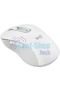 Мышь беспроводная Logitech Signature M650 L белый, 4000 dpi, радиоканал, Bluetooth, USB, кнопки - 5