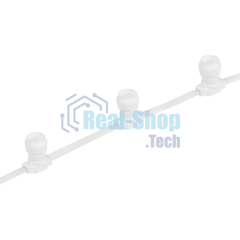 Шина в виде ленты Neon-night Belt-Light 2 жилы шаг 20 см, 500 патронов, Е27, белый провод, влагостойкая IP65