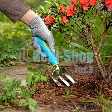 Вилка посадочная, 80х290 мм, нерж. сталь, двухкомпонентная рукоятка, PREMIUM PLUS Palisad