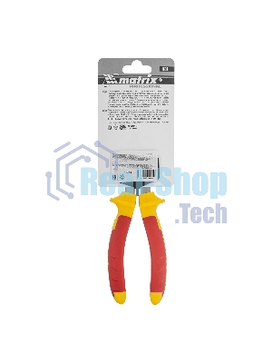 Плоскогубцы Matrix комбинированные insulated 160мм двухкомпонентные рукоятки