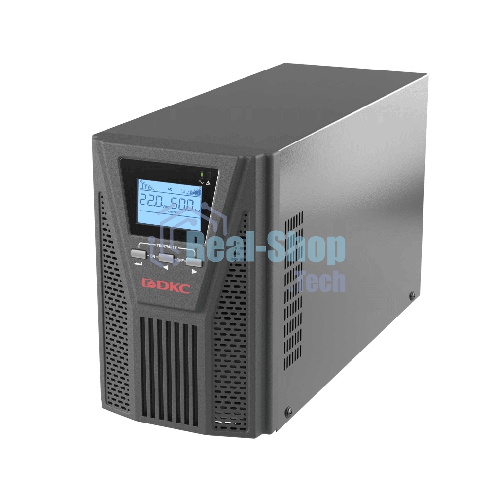 Источник бесперебойного питания DKC SMALLT1A10S / 1000ВА / 900Вт / 2 x CEE 7 (евророзетка)