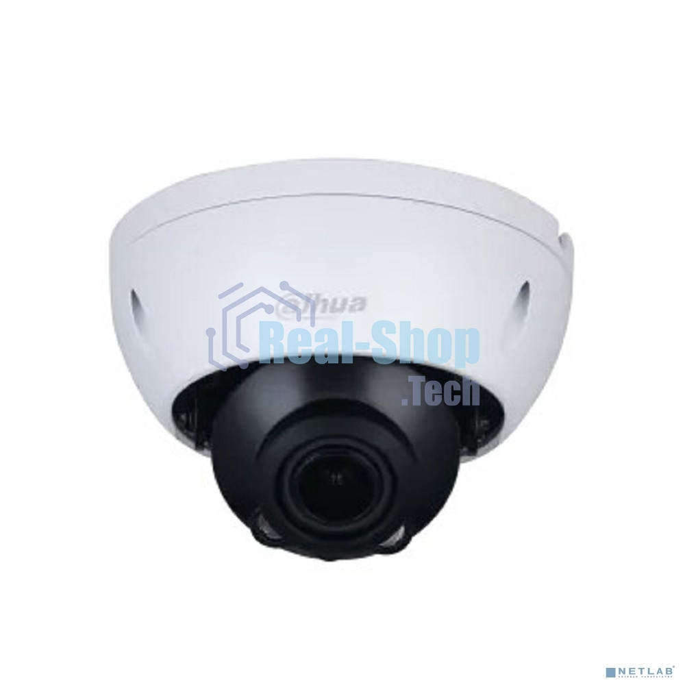 Уличная купольная IP-видеокамера Dahua 2Мп; 1/2.8” CMOS; моторизованный объектив 2.8~12 мм; механический ИК-фильтр; чувствительность 0.008лк@F1.7; сжатие: H.265+, H.265, H.264+, H.264, MJPEG; 2 потока