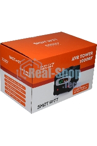 Напольный стабилизатор напряжения SMARTWATT AVR TOWER 1000RF (140W - 260W, 1000VA, 1 кВт, 50-60 Гц, розеток - 1, LED-дис