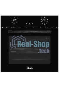 Встраиваемый электрический духовой шкаф MONSHER MOE 6092 Noir, 9 режимов: Традиционный нагрев, Макси-Гриль, Макси-Гриль с конвекцией, Нижний нагрев, Разморозка, Традиционный нагрев с конвекцией, Режим подсветка, Конвекция, Режим пицца, утапливаемые поворо