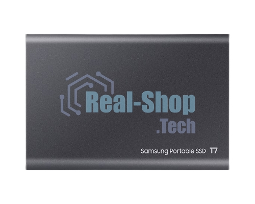 Внешний SSD Samsung T7, 2TB, USB 3.2 Gen 2 Type-C, R/W 1050/1000, титан