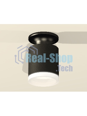 Светильник Ambrella Light XS6302110 SBK/PBK/FR черный песок/черный полированный/белый матовый MR16 GU5.3 (N6902, C6302, N6245)