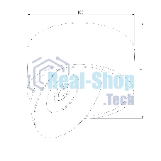 Glide 8W светильник накладной белый/черный (25100/LED)