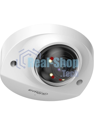 Уличная мини-купольная IP-видеокамера SmartDualLight Dahua DH-IPC-HDBW2449FP-AS-IL-0280B 4Мп, 1/2.9” CMOS, объектив 2.8мм, видеоаналитика, микрофон, ИК 30м, LED 30м, IP67, металл