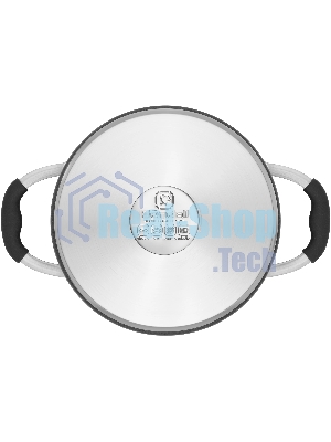 Кастрюля Rondell Stern RDS-010, 3.9л, 20см, с крышкой, серый