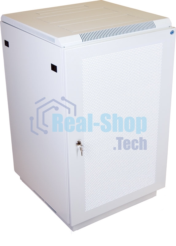 Шкаф телекоммуникационный напольный 18U Шкаф состоит из: 11186845111, 21186800001 (600x800) дверь перфорированная (2 места), ШТК-М-18.6.8-4ААА