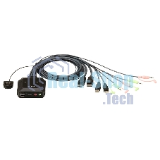 Переключатель ATEN 2 PORT USB DP KVM SWITCH.