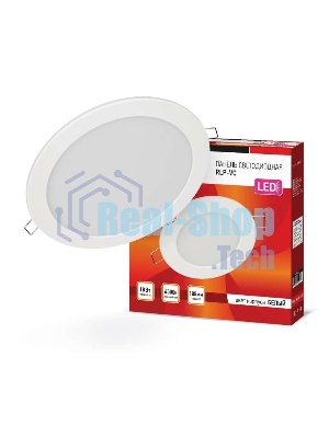 Светильник светодиодный RLP-VC 18Вт 230В 6500К 1440лм 185мм бел. (Аналог Downlight) IP40 IN HOME 4690612024547