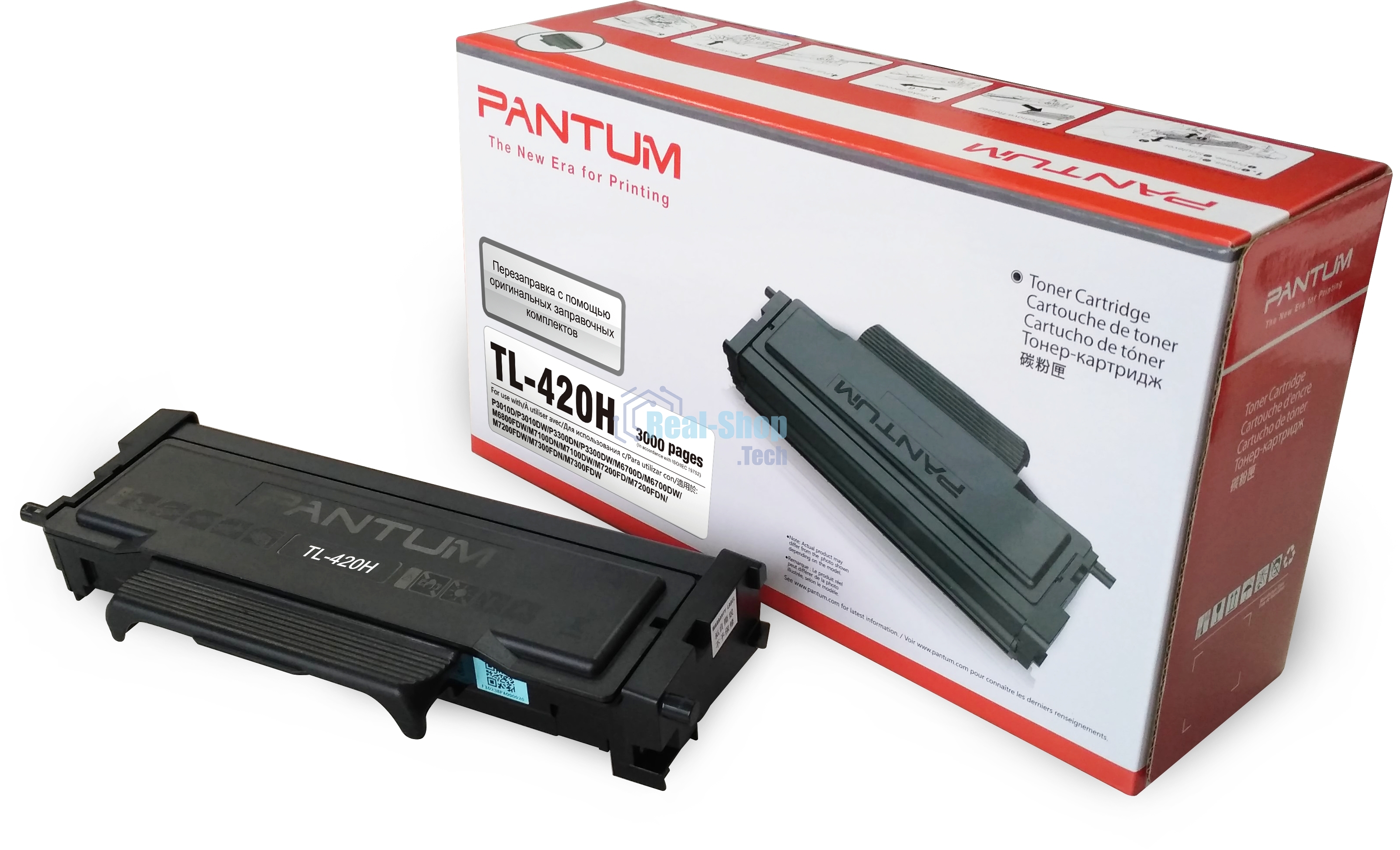 Картридж лазерный Pantum TL-420H/HP черный для P3010D, P3010DW, P3300DN, P3300DW, M6700D, M6700DW, M7100DN, M7100DW, M6800FDW, M7200FD, M7200FDN, M7200FDW 3000 стр.