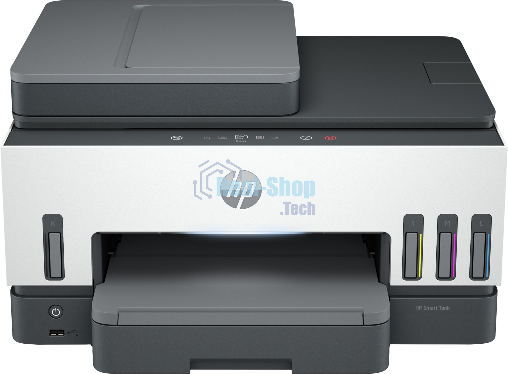 МФУ струйное HP Smart Tank 790 (4WF66A), A4, цветной, печ. до 15 стр/мин. (ч/б) до 9 стр/мин. (цвет), 1200 x 1200 dpi (ч/б печать, скан.) 1200 x 4800 dpi (цвет), USB, Wi-Fi, BlueTooth, Air Print, Mopria