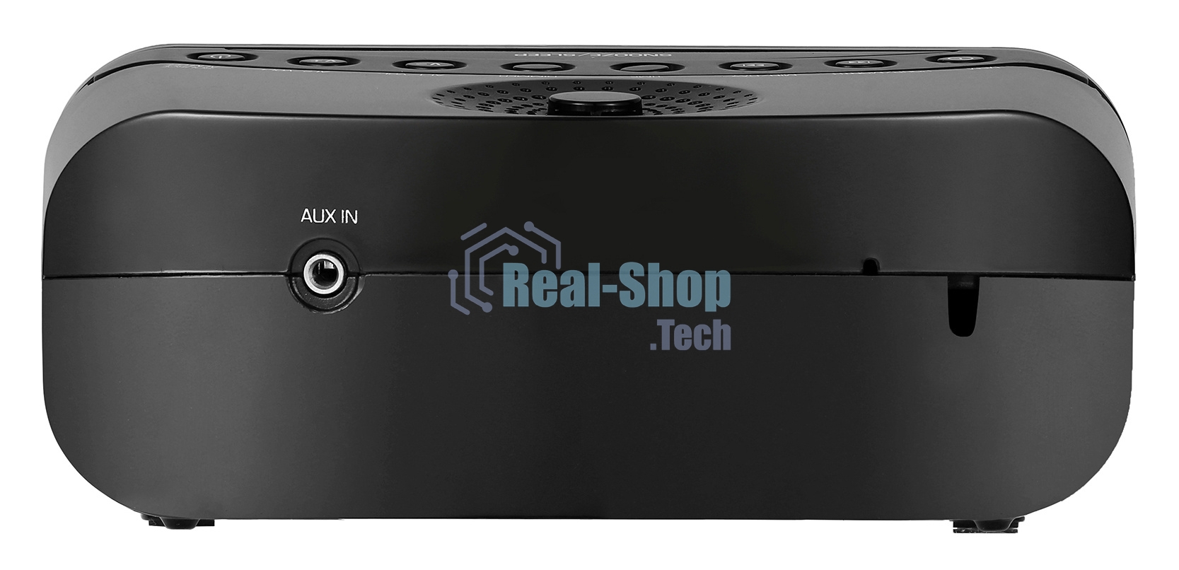 Радиобудильник Hyundai H-RCL221 черный LCD подсв:зеленая часы:цифровые FM