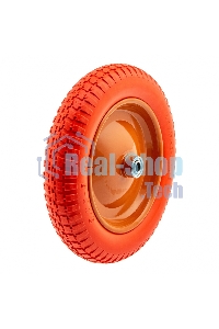 Колесо Palisad полиуретановое 3.00-8 длина оси 90мм подшипник 16мм