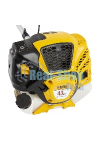 Триммер бензиновый Denzel DTL-43S, 43 см3, разъемная штанга, состоит из 2 частей