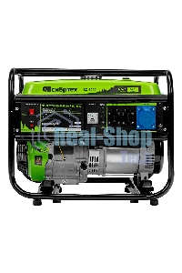 Электрогенератор бензиновый Сибртех БС-8000, 6.6 кВт, 95 дБ, 72.3 кг