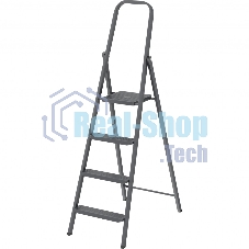 Стремянка Сибртех 4 ступени, компактная, стальная