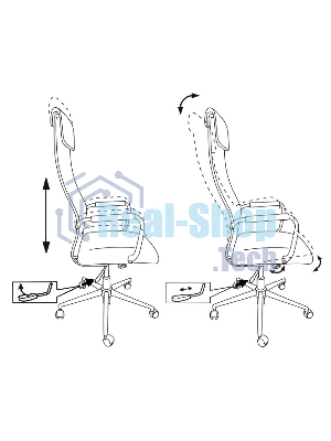 Кресло Бюрократ KB-9N/DB/TW-10N TW-01 TW-11 синий, сетка