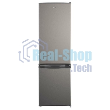 Холодильник Evelux FS 2220 X серый двухкамерный 188/64л морозилка снизу